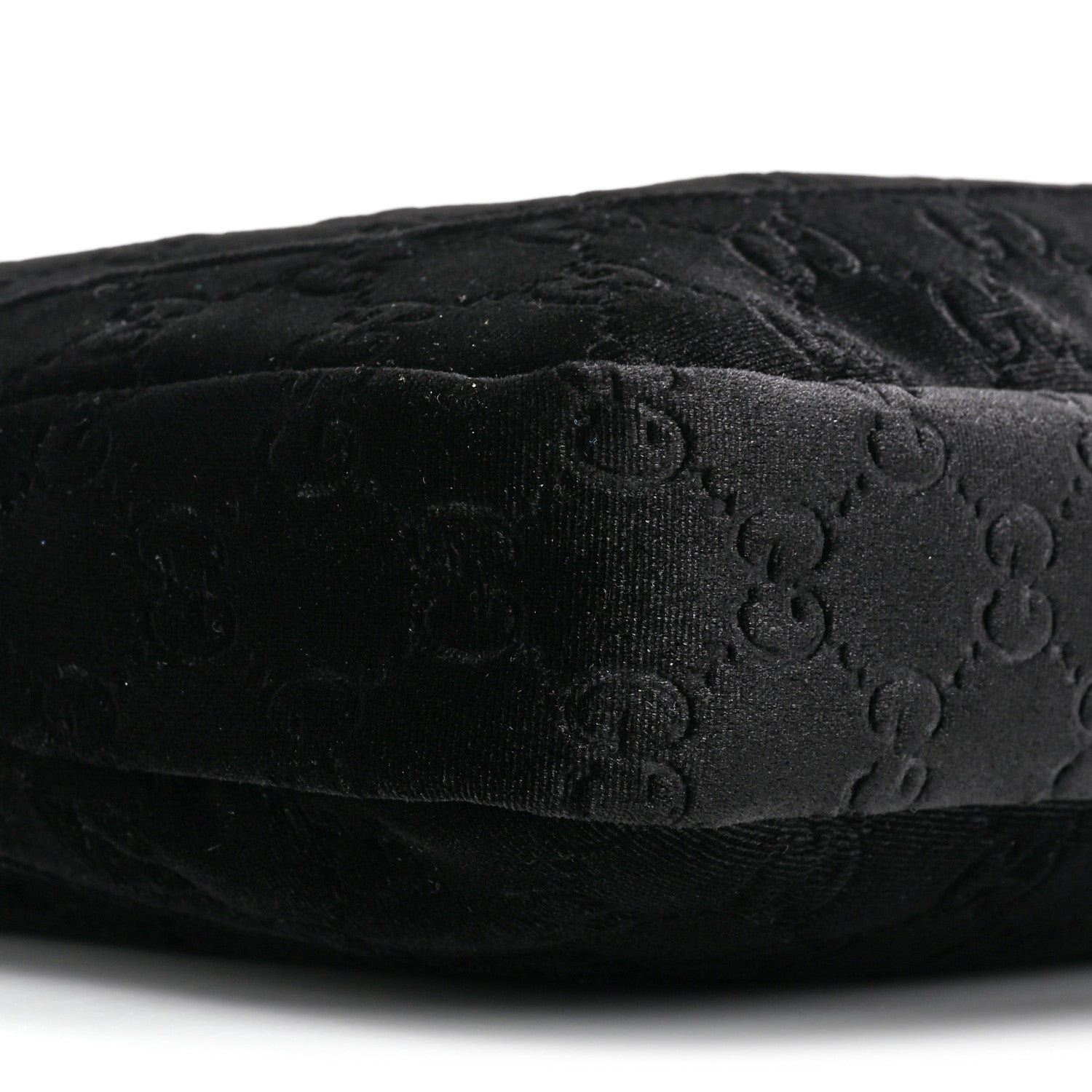 Gucci Velvet GG Monogram Small Jackie 1961 Hobo Black 9 of 9