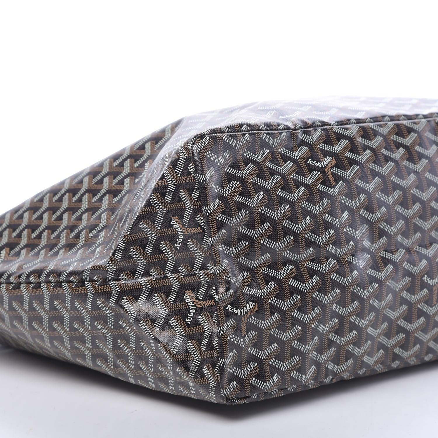 Goyard Goyardine Saint Louis GM Black Gold 10 of 11