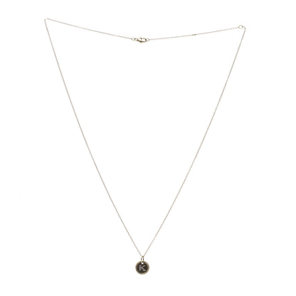 David Yurman 18K Yellow Gold Diamond Initial K Charm Pendant Necklace 3 of 5
