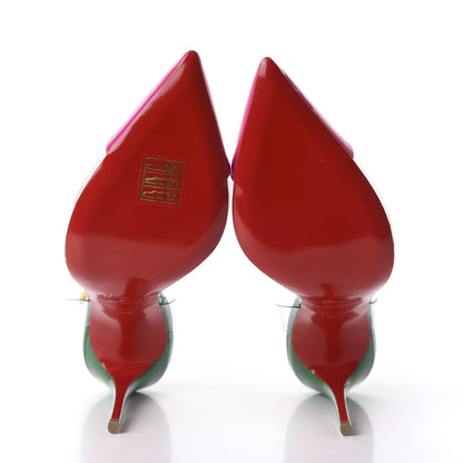 Christian Louboutin Patent PVC Nosy 100 Pumps 36.5 Multicolor 5 of 8