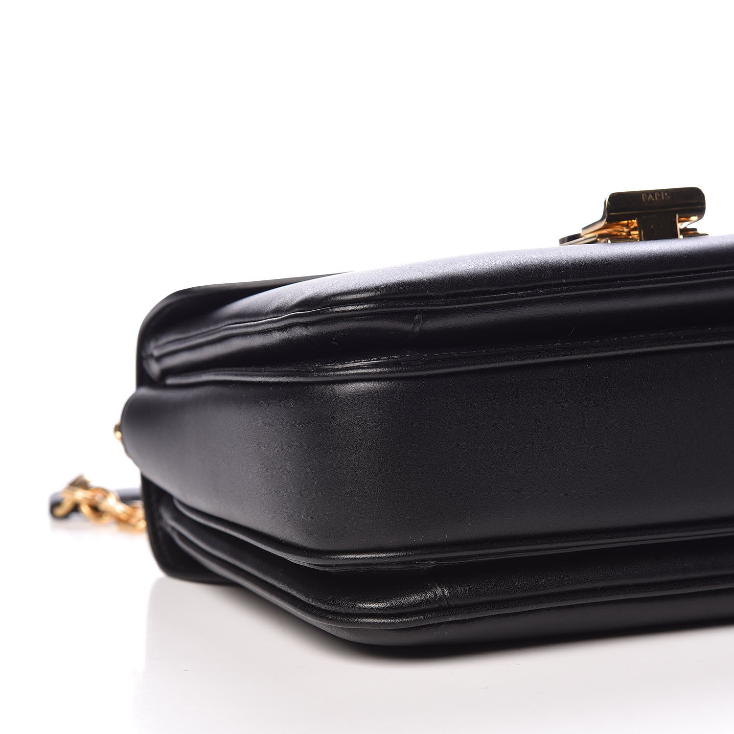 Celine Shiny Calfskin Medium C Bag Black 5 of 9