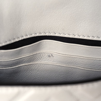 Fendi Nappa FF 1974 Embossed Mini Baguette White 14 of 20