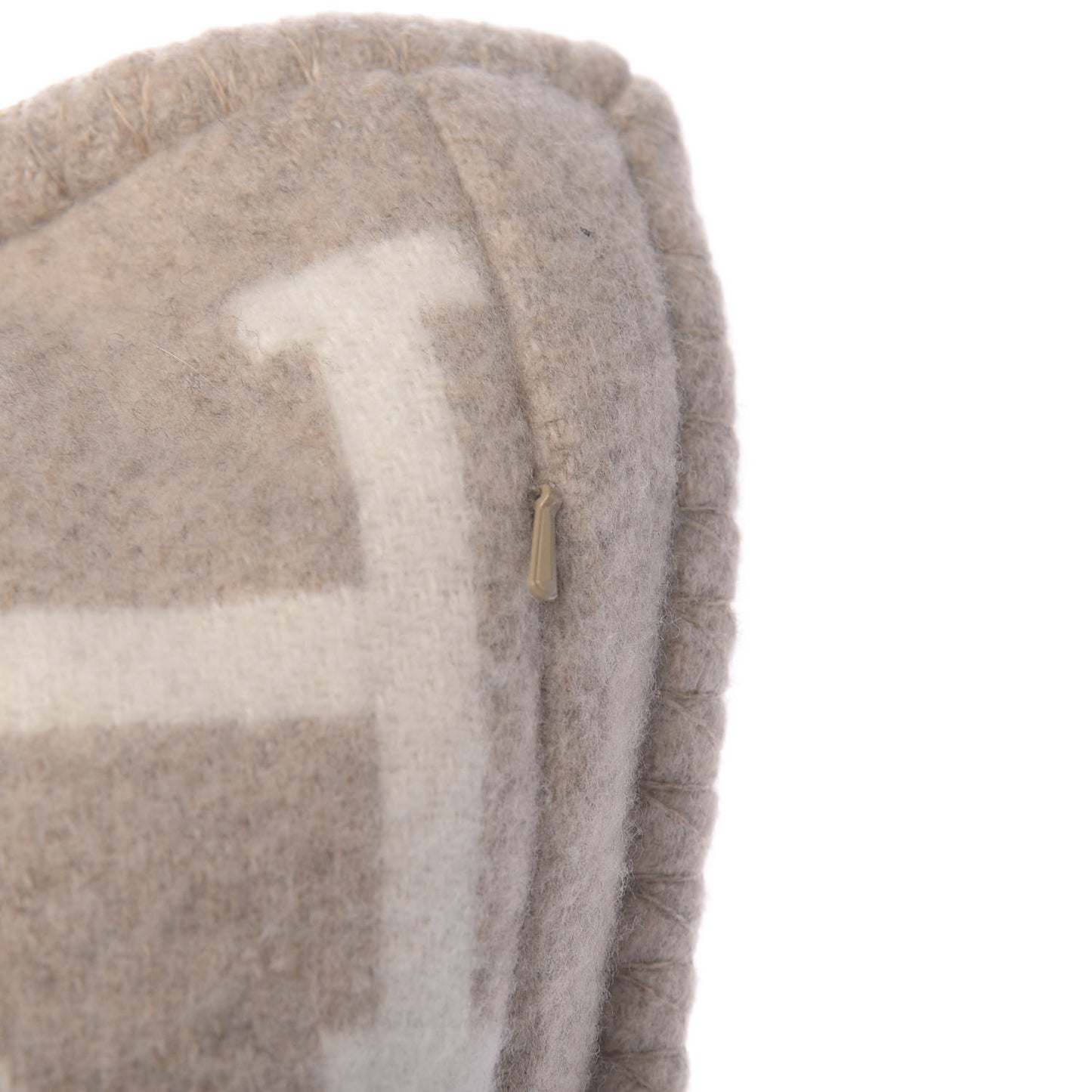 Wool Cashmere Avalon III Pillow PM Coco Camomille