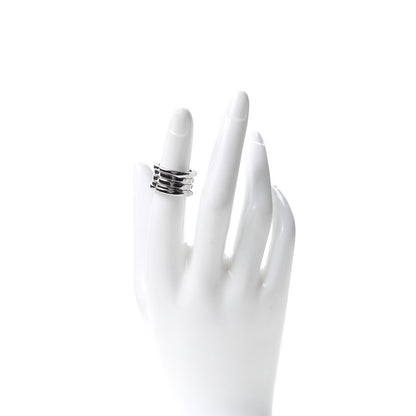 Bulgari 18K White Gold B.Zero1 Four-Band Ring 49 4.75 2 of 6