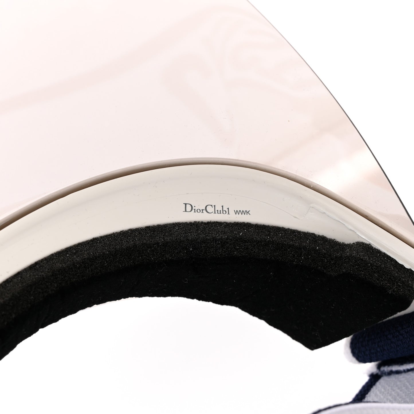 Mirrored DiorClub1 Sun Visor Grey