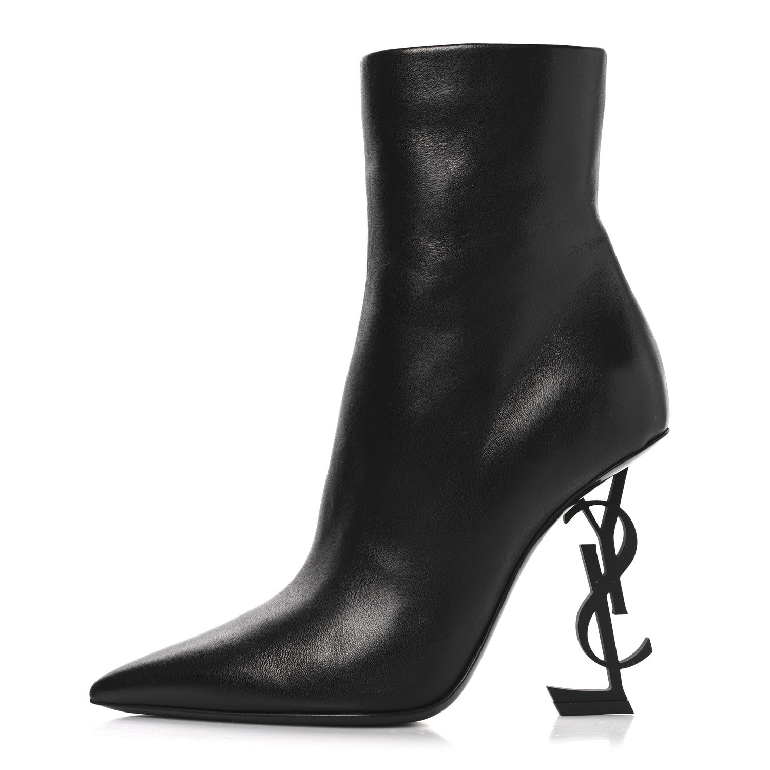 Saint Laurent Nappa Vendome Opyum 110 Ankle Boots 38.5 Black 1 of 9
