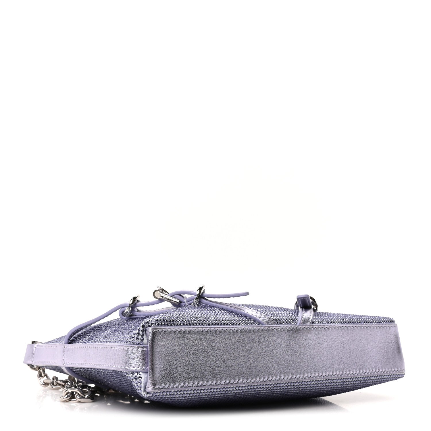 Givenchy Satin Strass Mini Voyou Boyfriend Party Bag Lavender 6 of 19