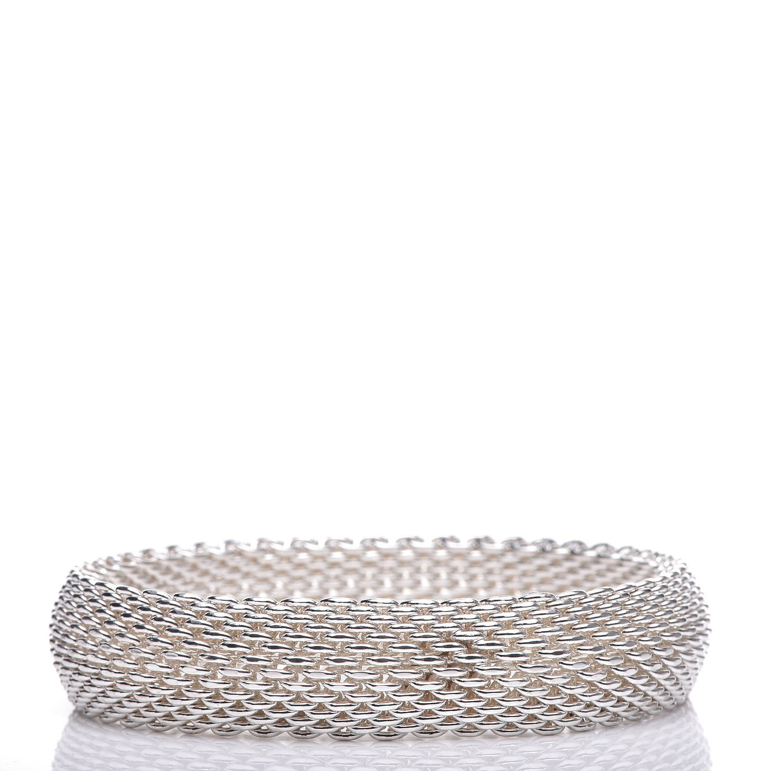 Tiffany Sterling Silver Somerset Mesh Bracelet 3 of 4