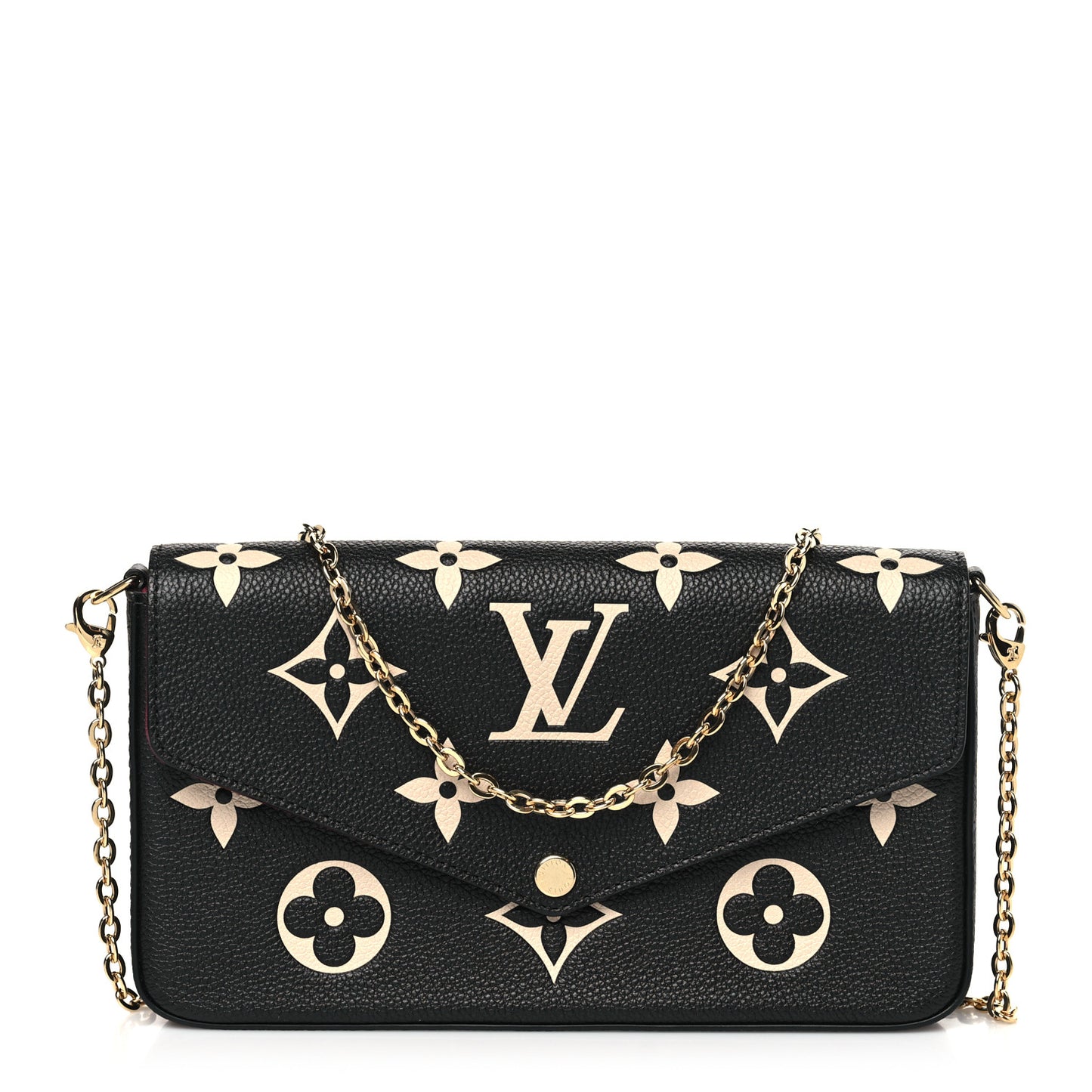 Empreinte Monogram Giant Felicie Pochette Black Beige