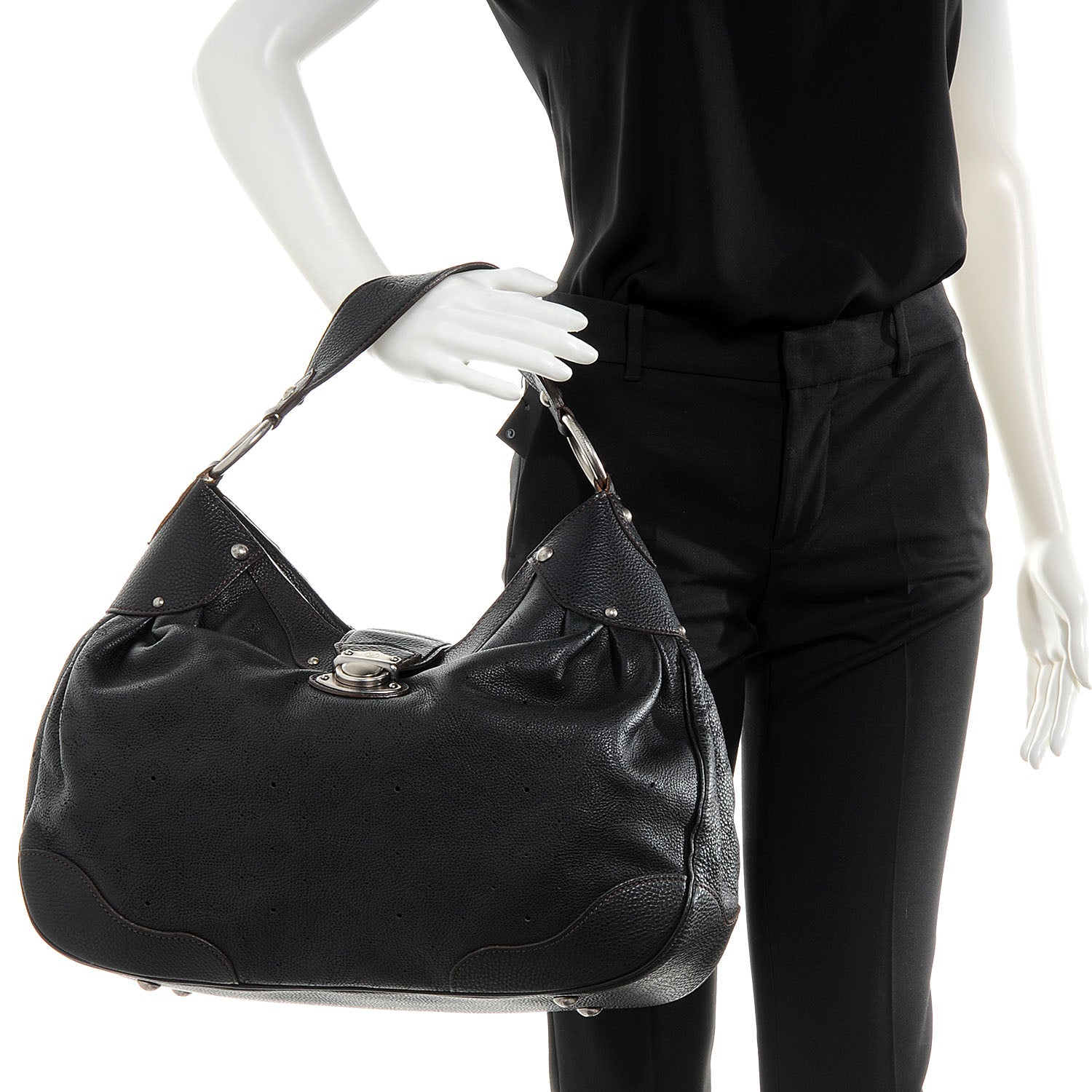 Louis Vuitton Mahina Solar GM Black 2 of 9