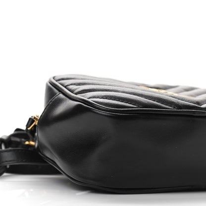 Saint Laurent Calfskin Matelasse Monogram Lou Belt Bag Black 8 of 10