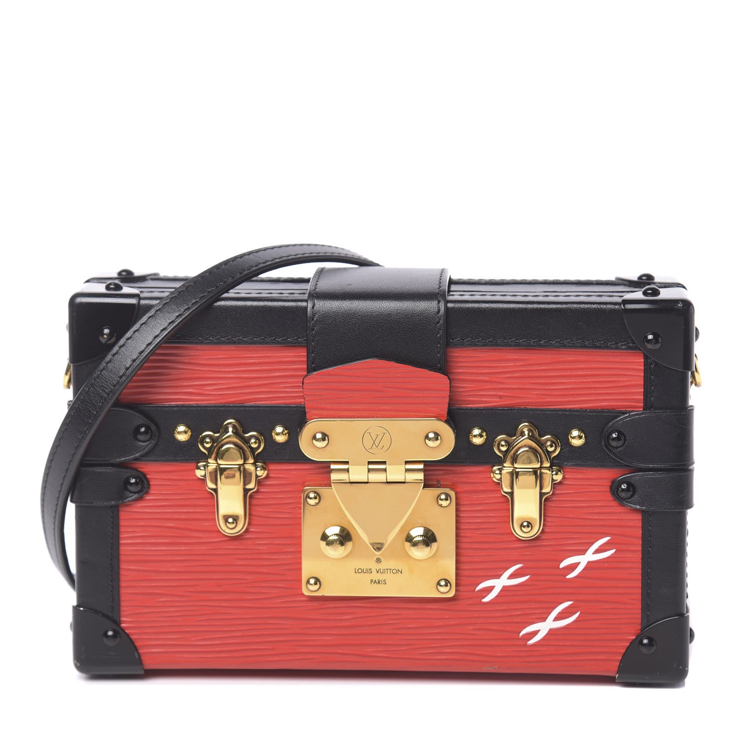 Louis Vuitton Epi Petite Malle Coquelicot 1 of 11