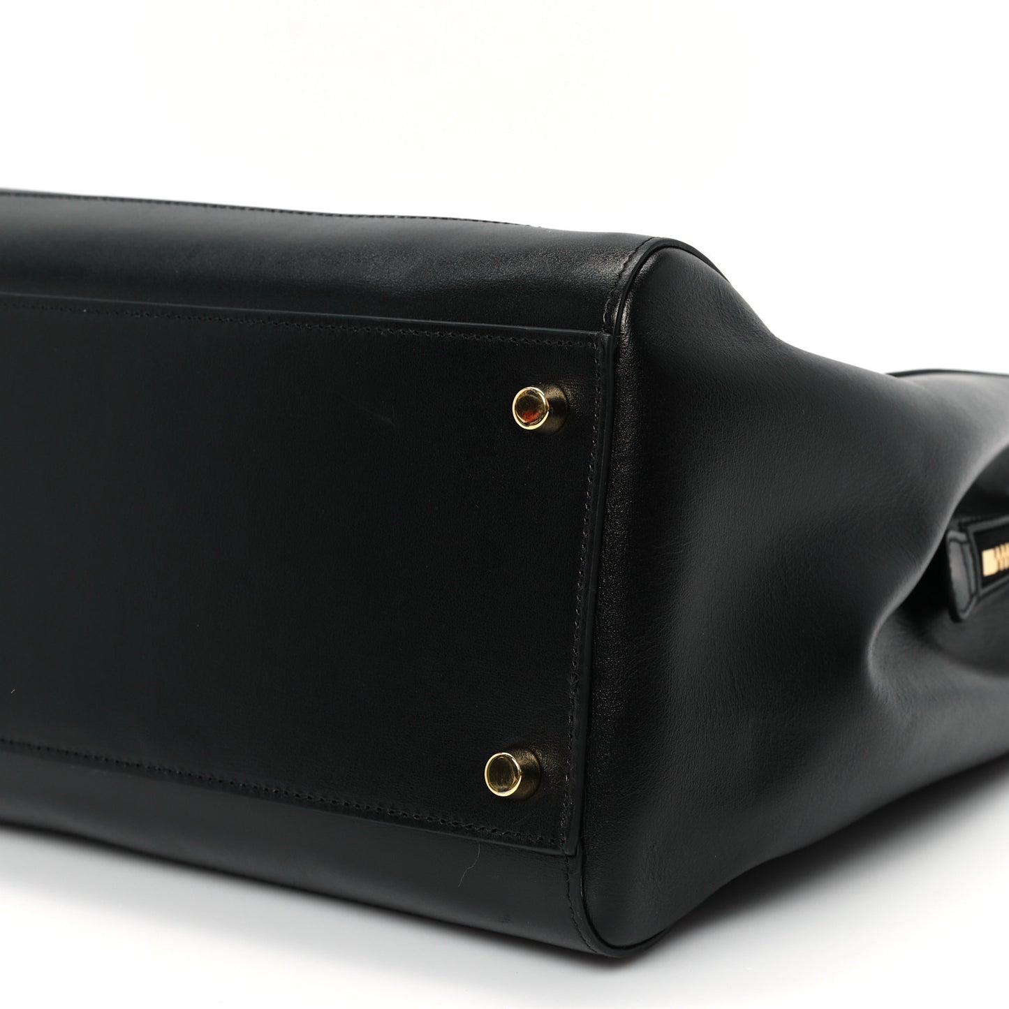 Boarded Plutone Calfskin Large Jackie 1961 Tote Black