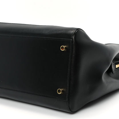 Gucci Boarded Plutone Calfskin Large Jackie 1961 Tote Black 10 of 12