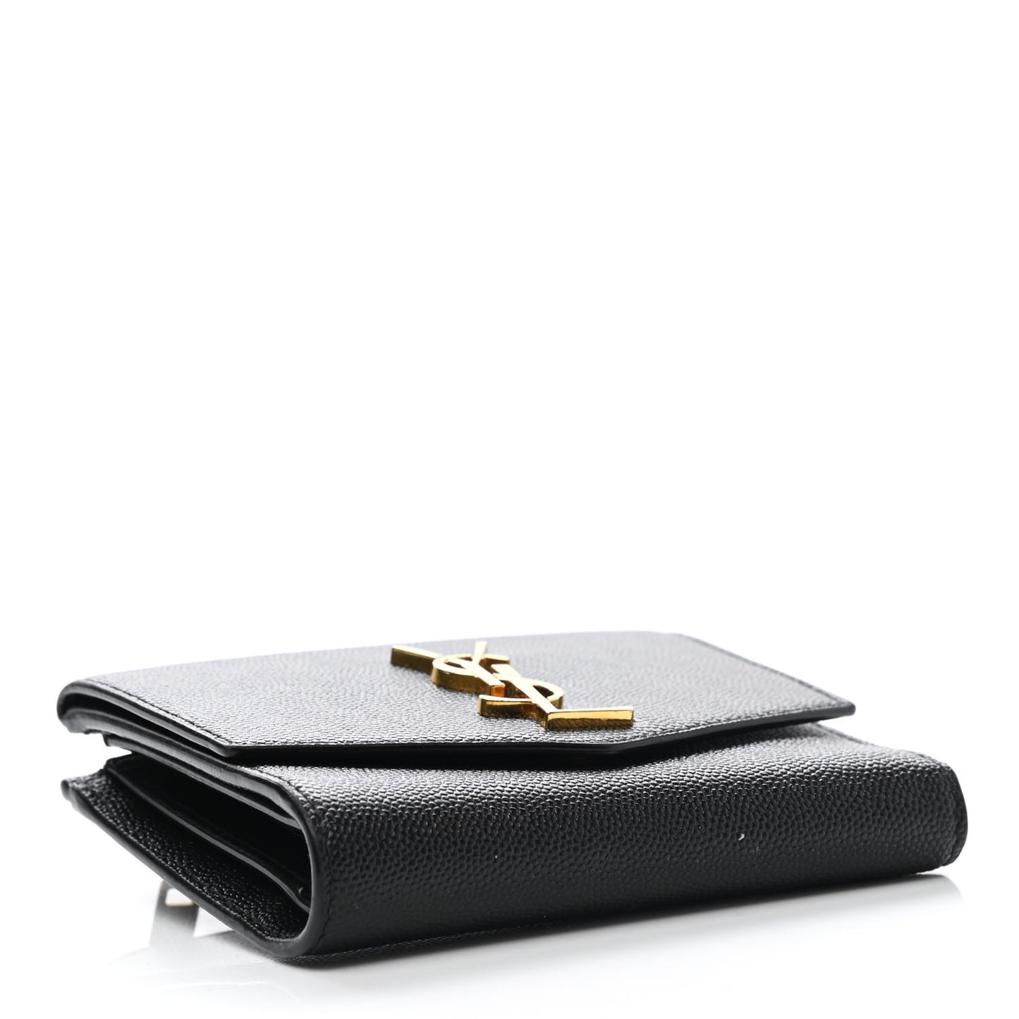 Grain De Poudre Monogram Bi-Fold Wallet Black
