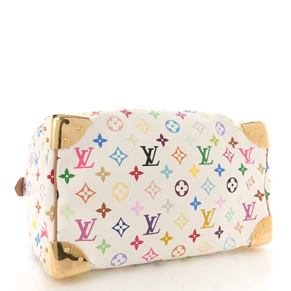 Louis Vuitton Monogram Multicolor Speedy 30 White 4 of 10