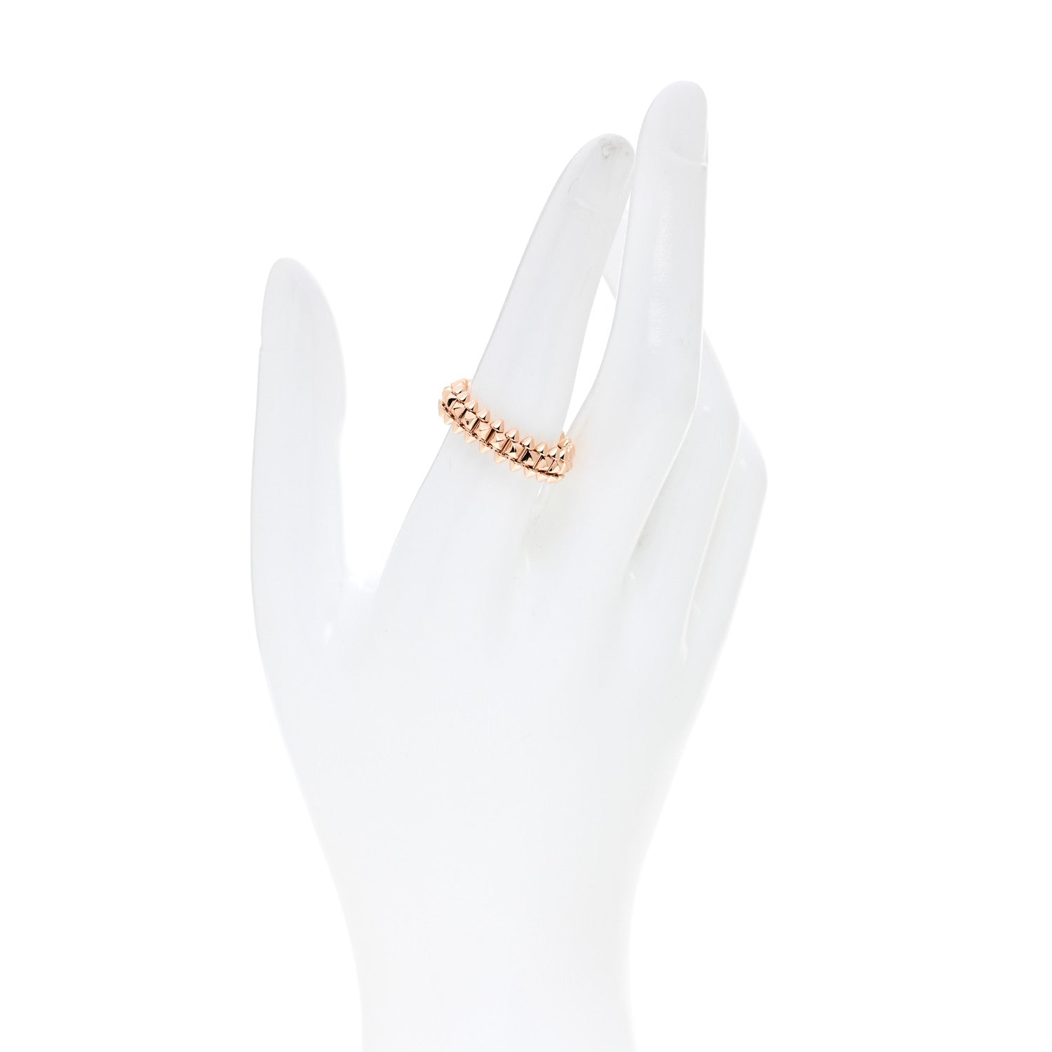 Cartier 18K Pink Gold SM Clash De Cartier Ring 56 7.5 2 of 5