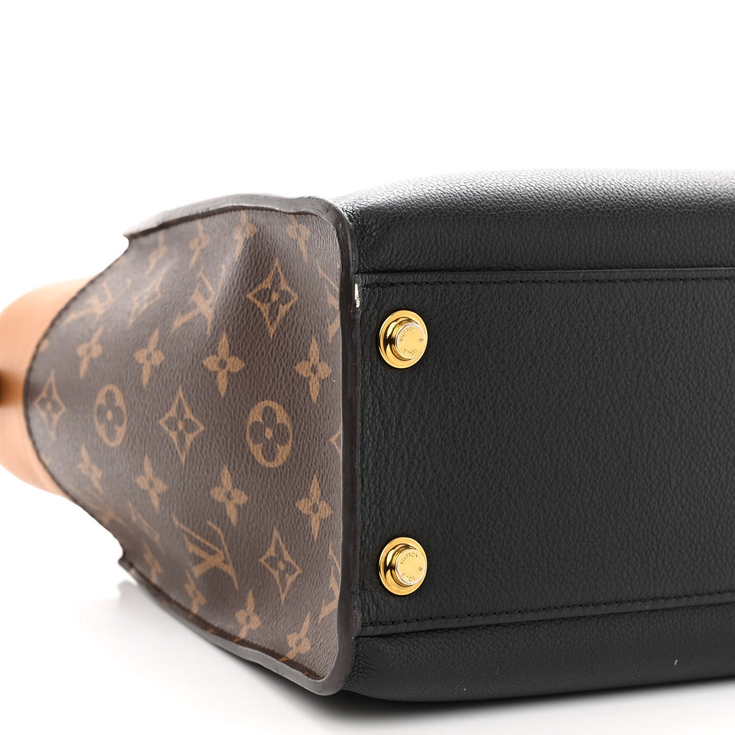 Calfskin Monogram On My Side Black