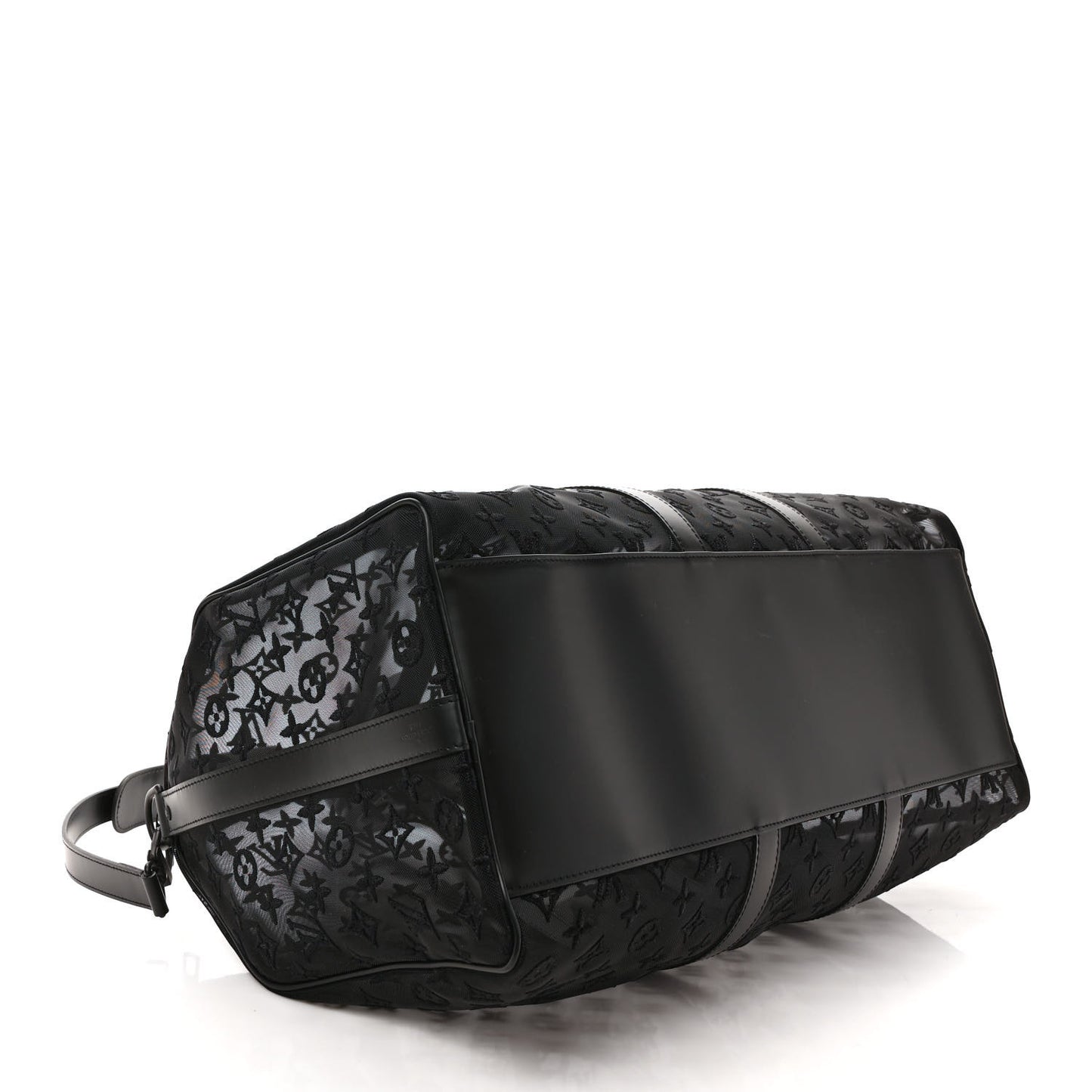 Monogram See Through Keepall Bandouliere 50 Black