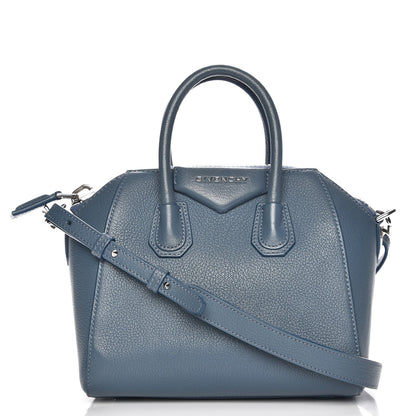 Givenchy Sugar Goatskin Mini Antigona Mineral Blue 1 of 8