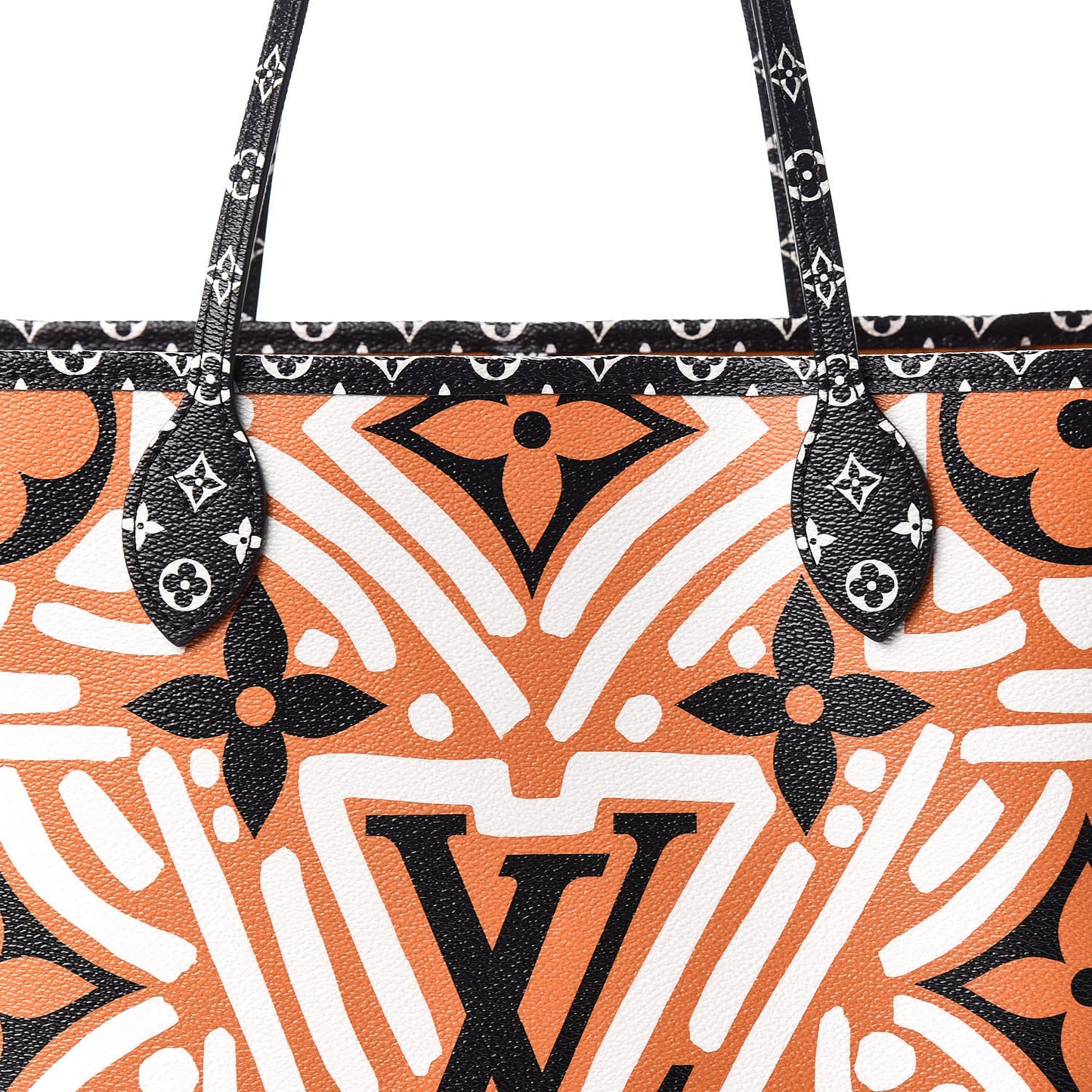 Monogram Giant Crafty Neverfull MM Creme Caramel