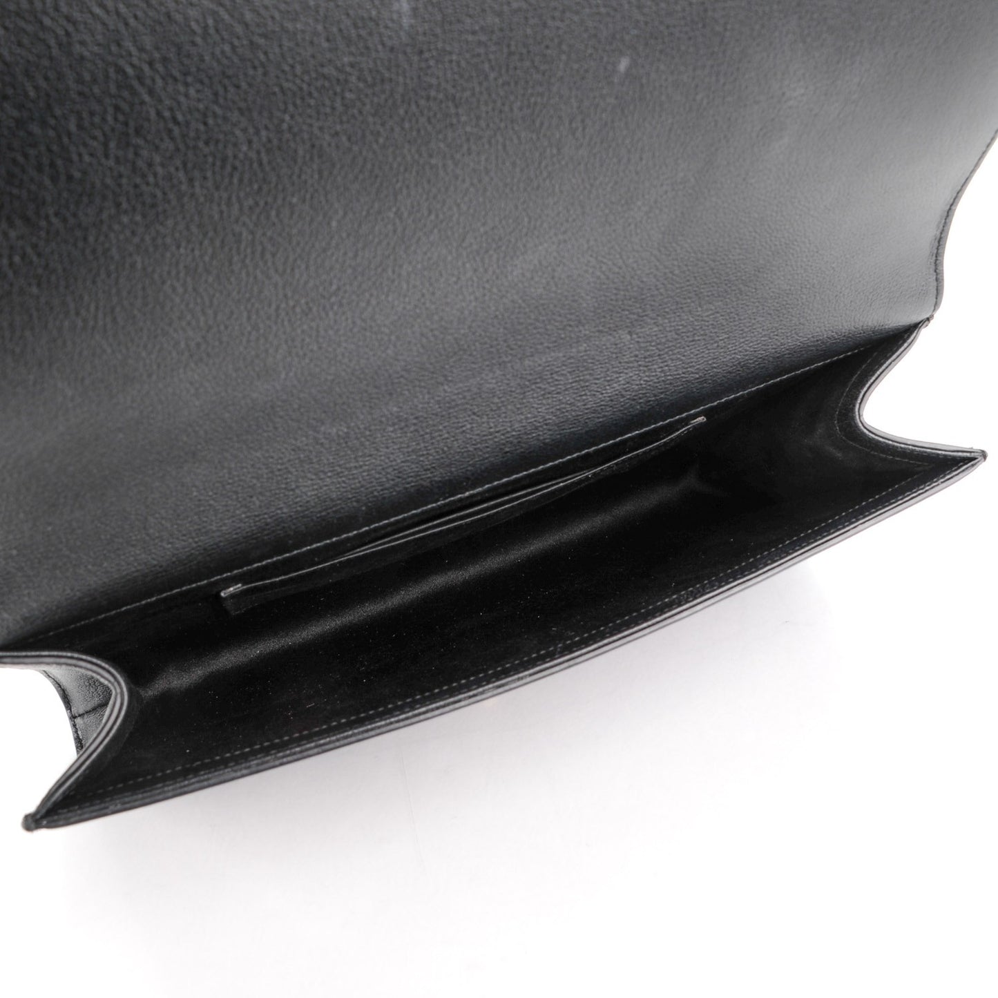 Calfskin Monogram Large Belle De Jour Clutch Black