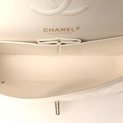 Chanel Caviar Quilted Small Double Flap White 5 of 9