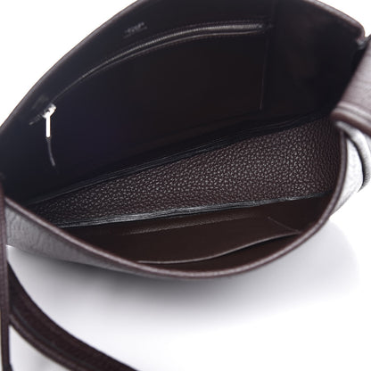 Hermes Fjord Manille II Shoulder Bag Chocolate 5 of 6
