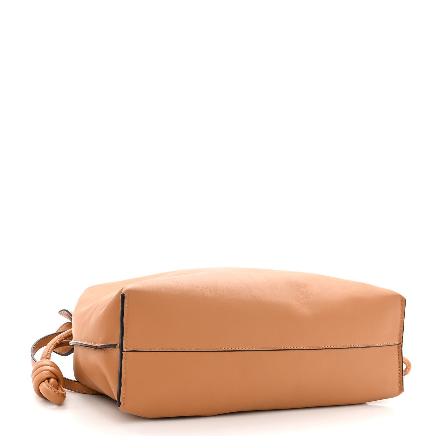 Nappa Flamenco Knot Clutch Warm Desert