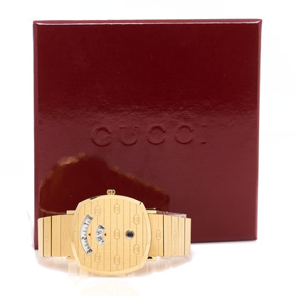 Gucci Stainless Steel 38mm Grip Quartz Watch Gold 5 of 5