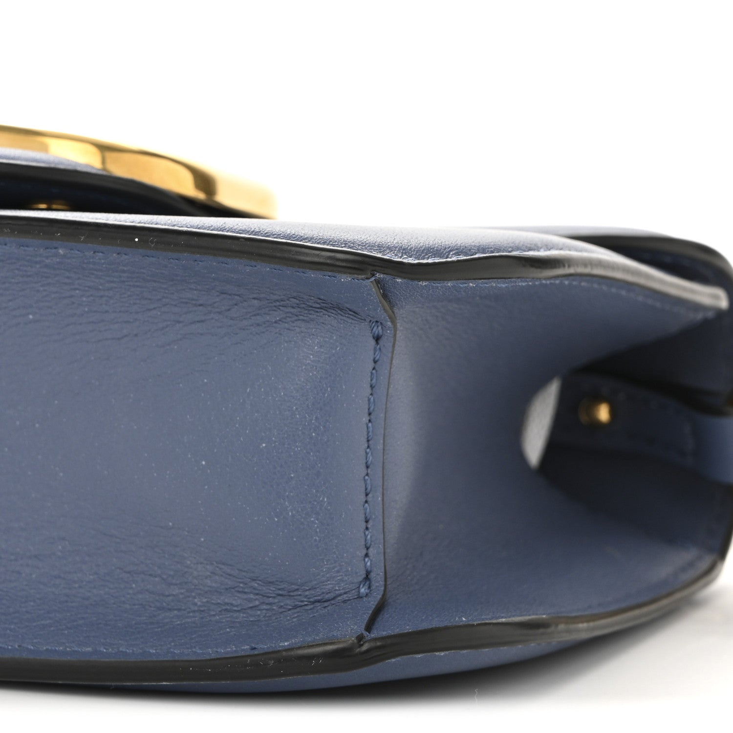 Valentino Garavani Calfskin Vlogo Small Loco Shoulder Bag Blue 10 of 12