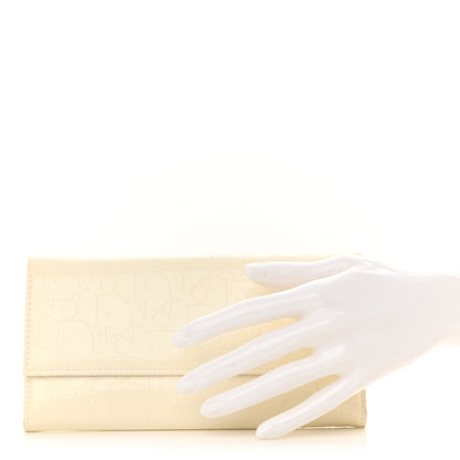 Christian Dior Patent Ultimate Rendez-Vous Chain Wallet White 2 of 12
