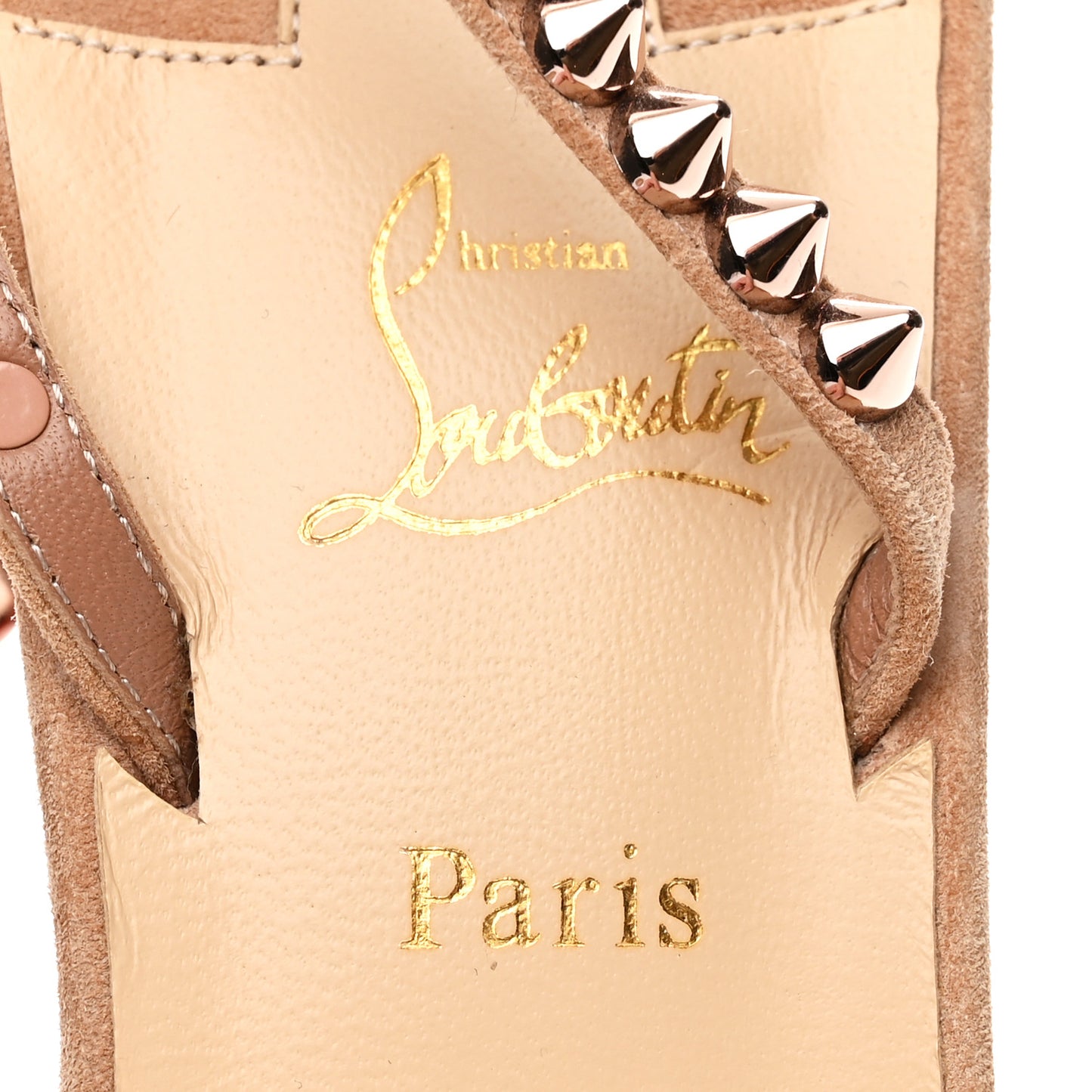 Veau Velour So Me Spike 70 Sandals 39 Courtisane Bronze