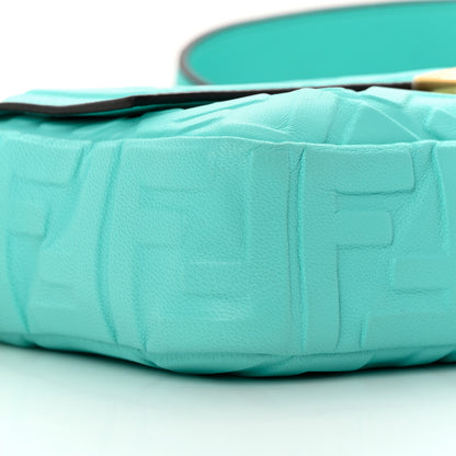 Fendi Nappa FF 1974 Embossed Baguette Tiffany 9 of 13
