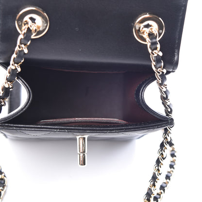 Chanel Lambskin Quilted Trendy CC Phone Holder Black 5 of 9