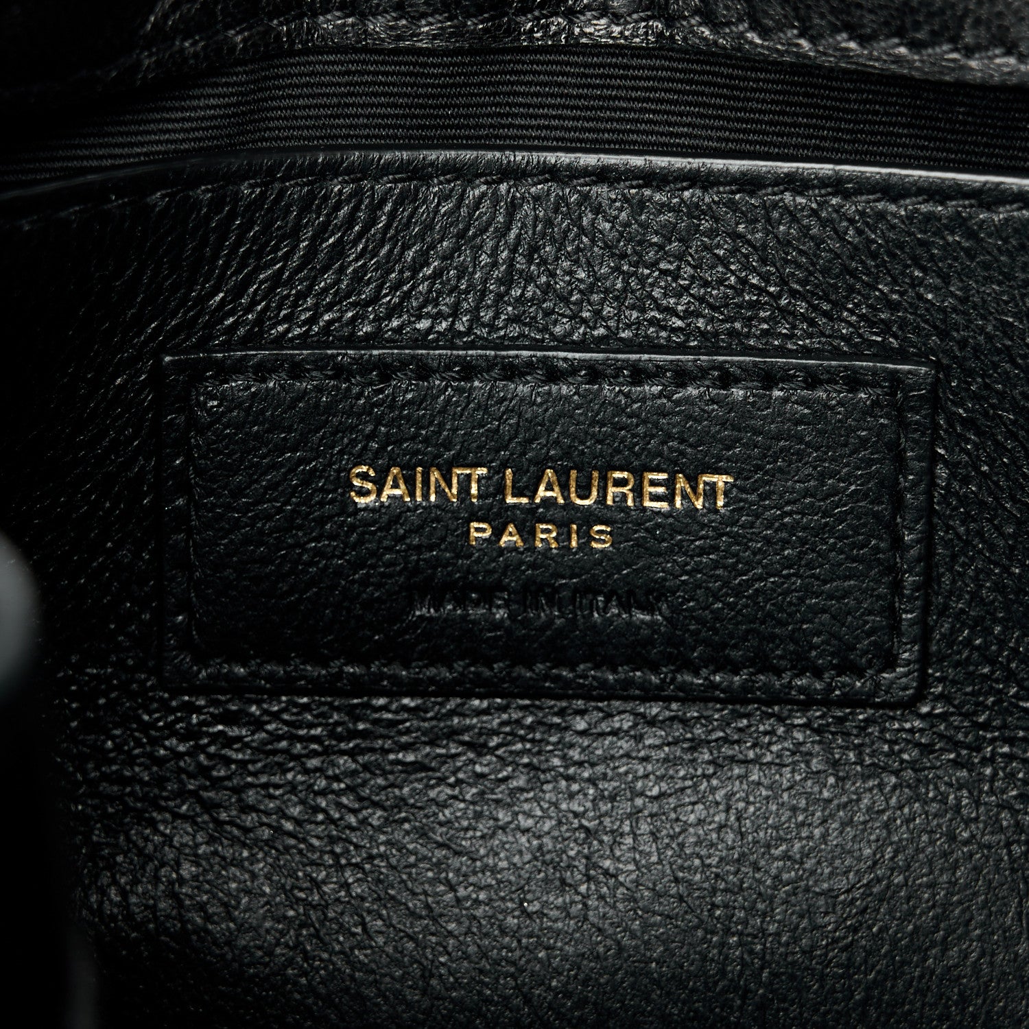 Saint Laurent Lambskin Quilted Monogram Mini Nolita Black 6 of 10