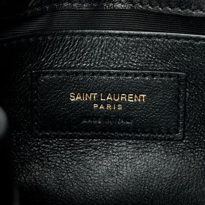 Saint Laurent Lambskin Quilted Monogram Mini Nolita Black 6 of 10