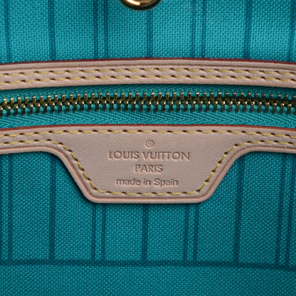 Louis Vuitton Monogram V Neverfull MM Turquoise 10 of 11