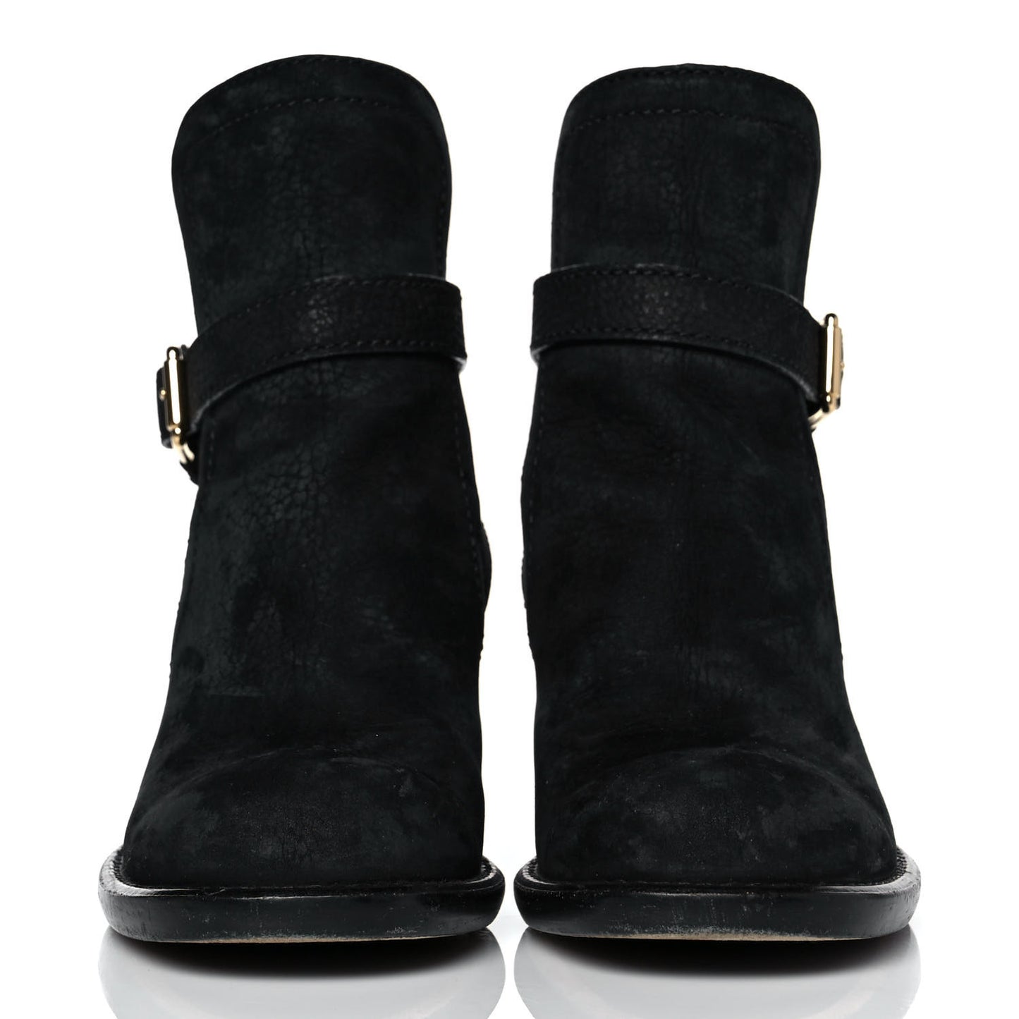 Suede Calfskin Hunting Ankle Boots 38