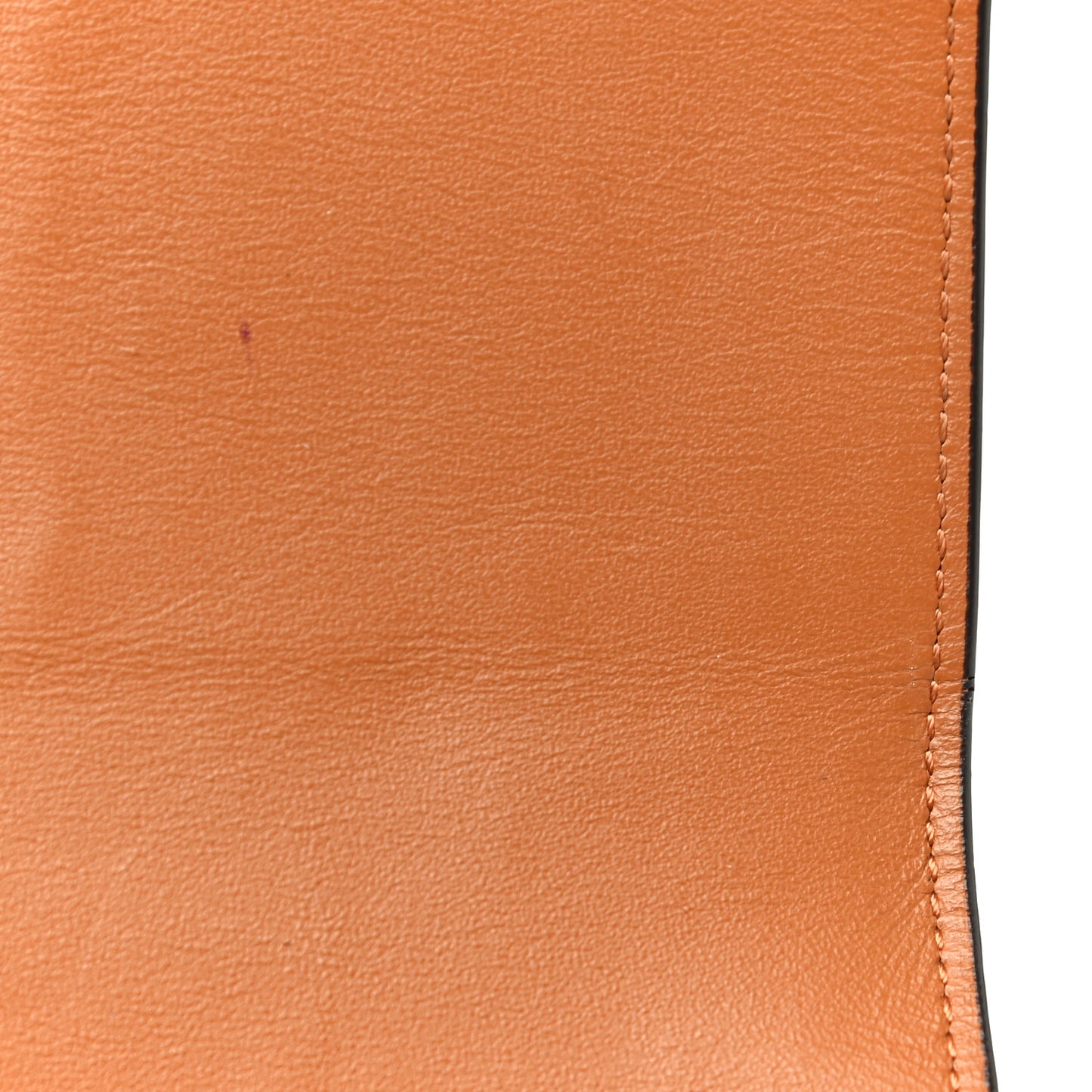 Visetos Large Trifold Flap Wallet Cognac