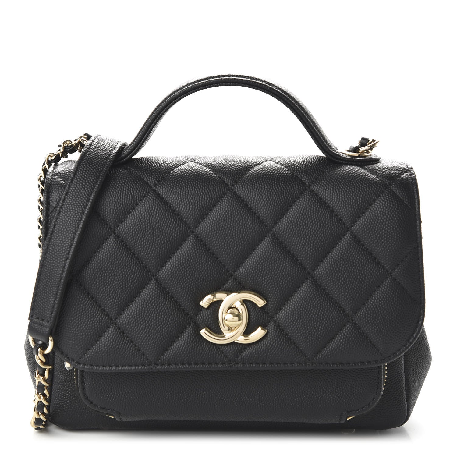 Chanel Caviar Quilted Small Business Affinity Flap Black 1 of 10