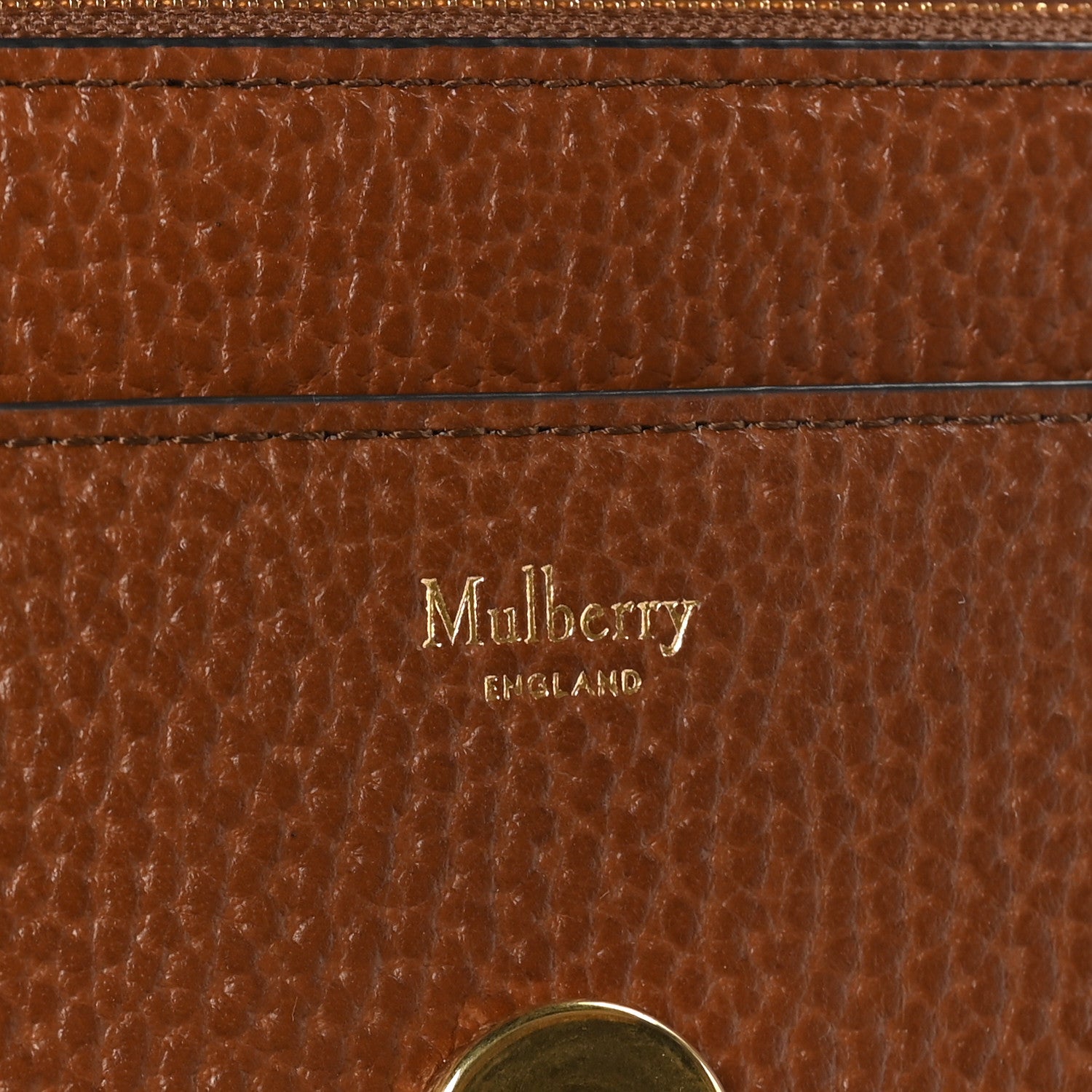 Mulberry Small Classic Grain Calfskin Small Darley Oak 6 of 9