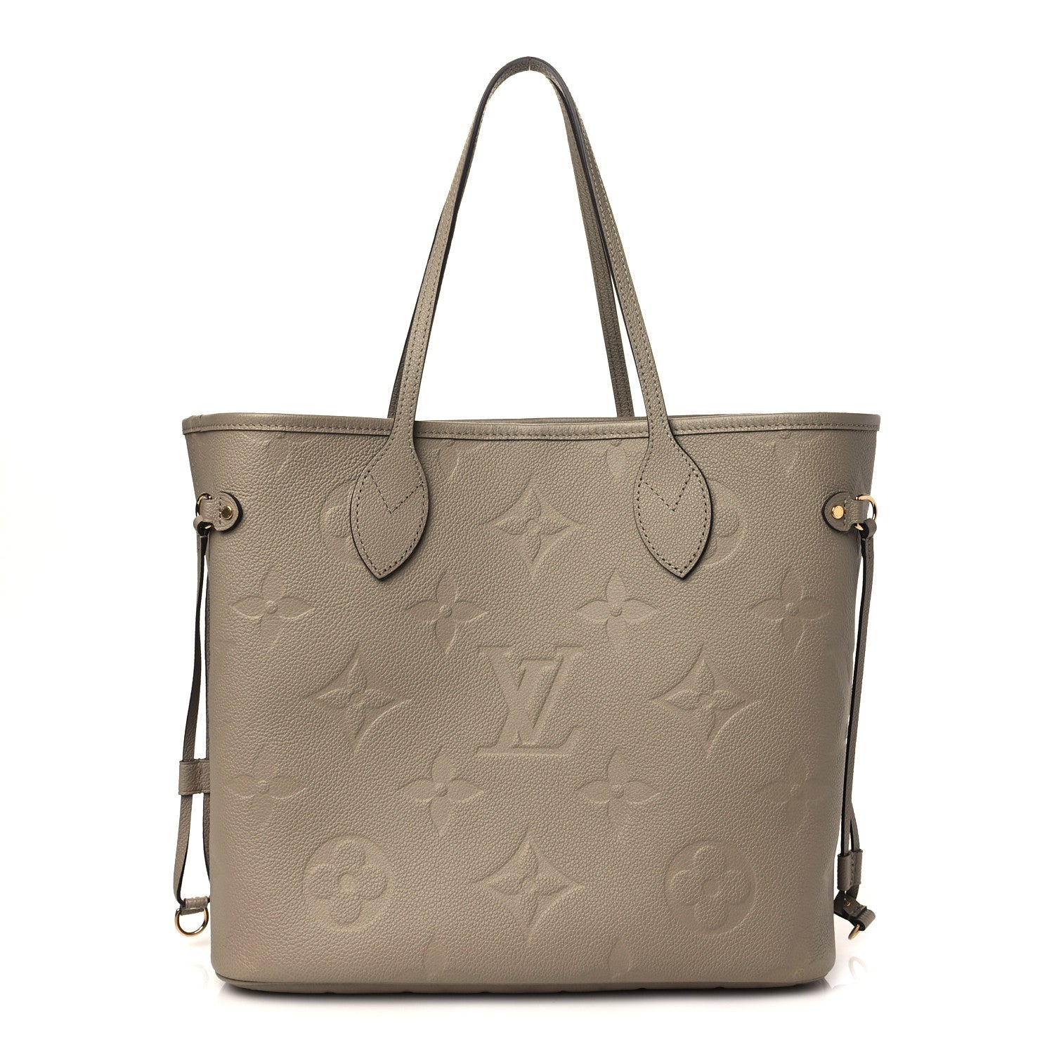 Louis Vuitton Empreinte Monogram Giant Neverfull MM Tourterelle 3 of 10