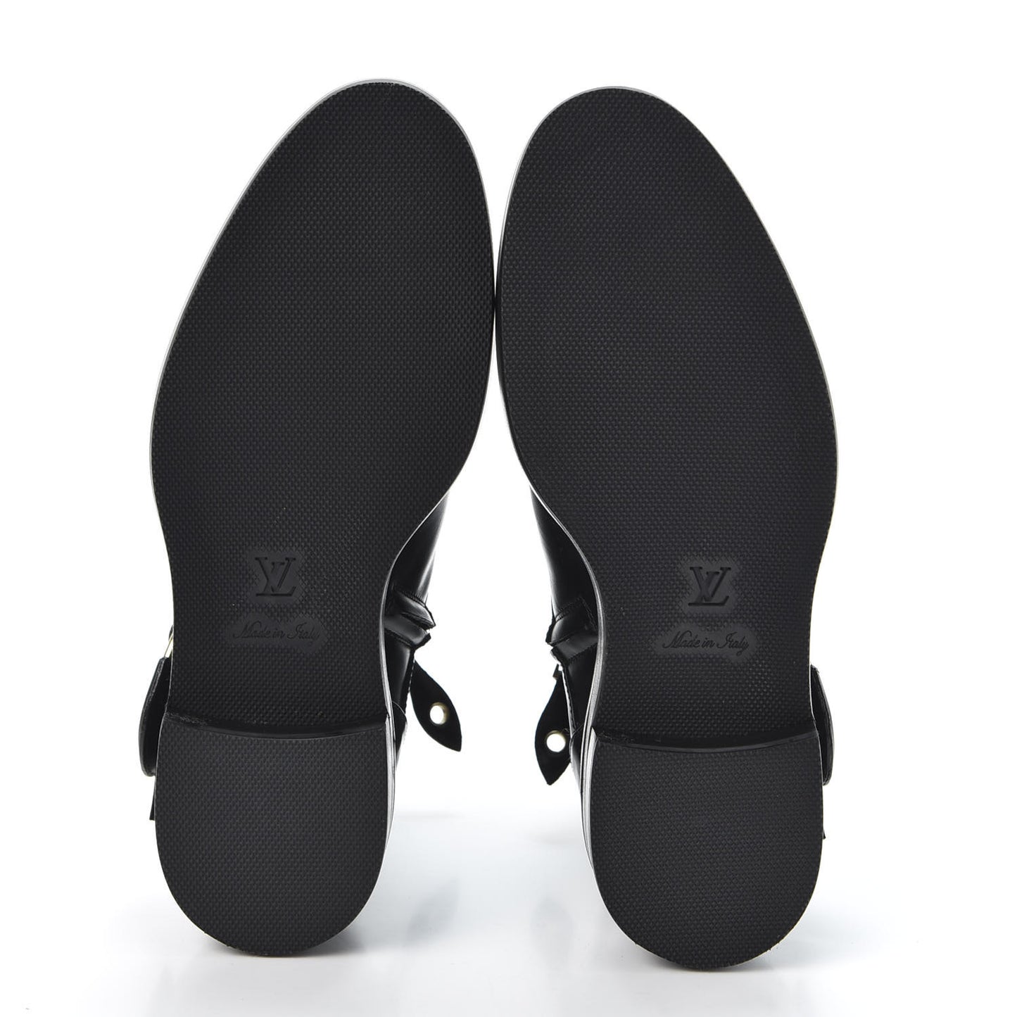 Calfskin Valley Flat Ankle Boots 35 Black