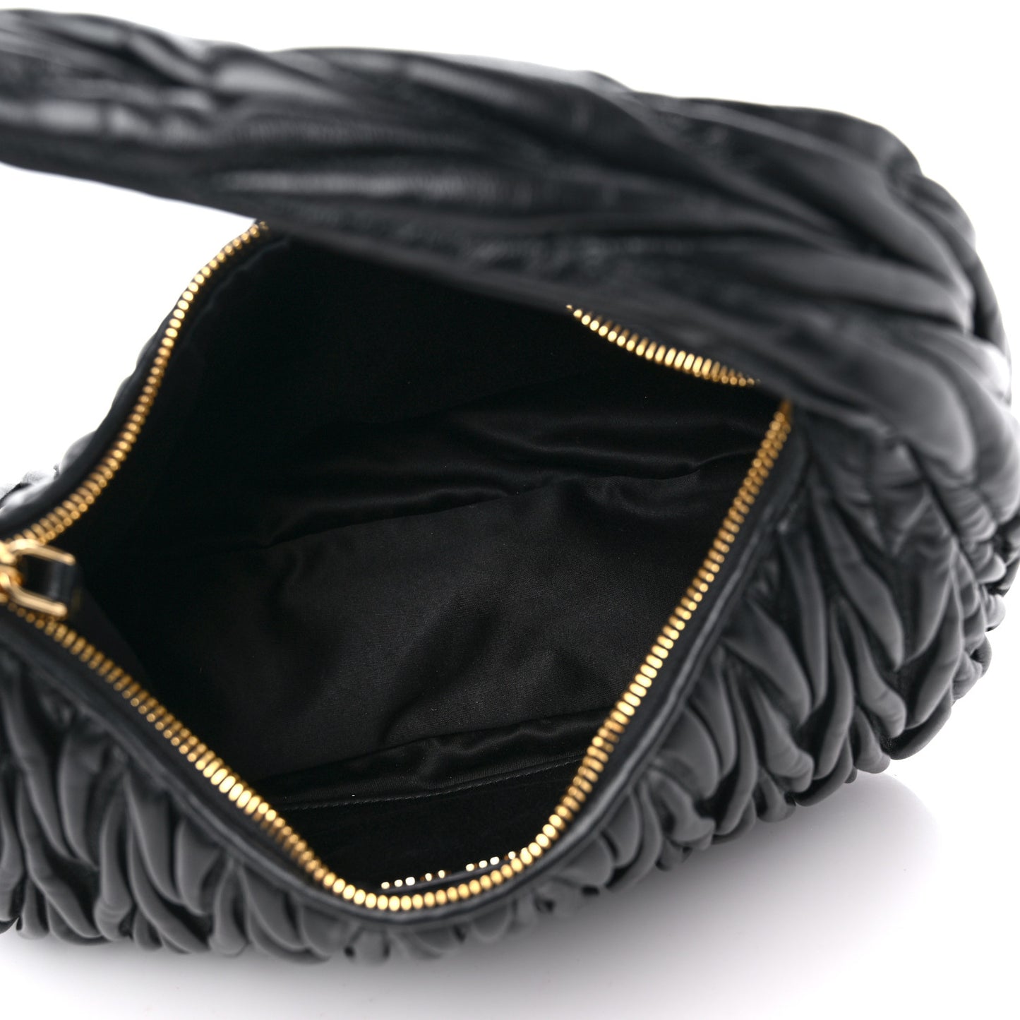 Nappa Matelasse Wander Large Hobo Black