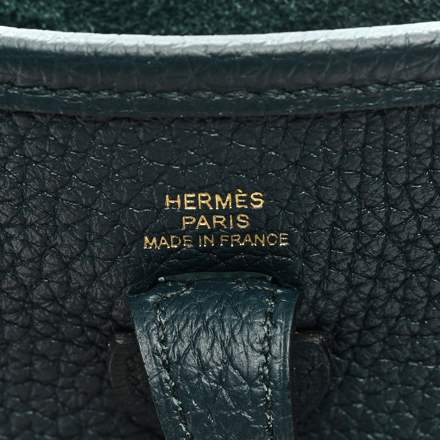Hermes Taurillon Clemence Amazone Evelyne TPM Vert Cypress 6 of 10