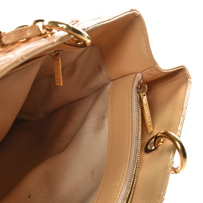 Chanel Caviar Quilted Grand Shopping Tote GST Beige 10 of 14