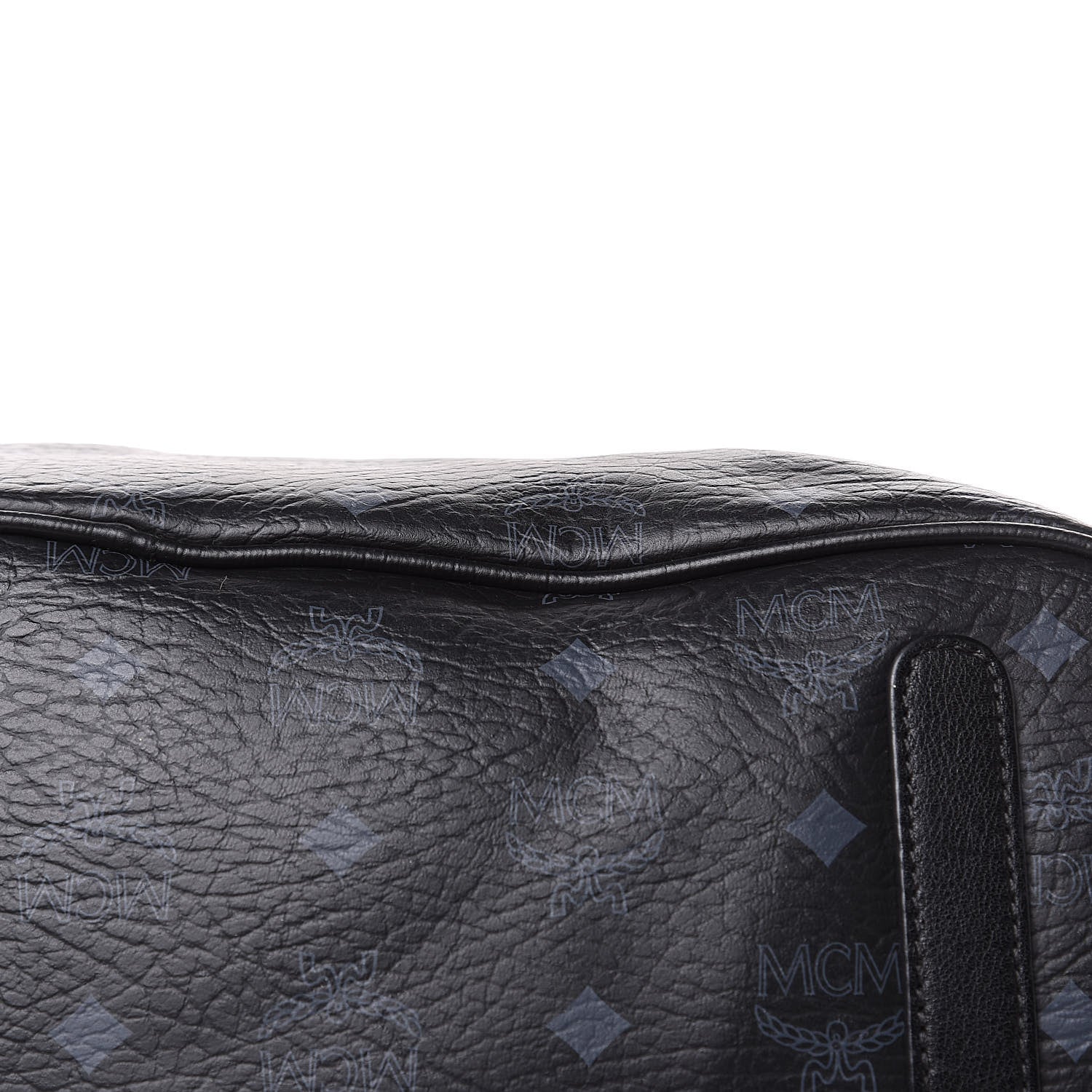 MCM Visetos Medium Liz Reversible Shopper Tote Black 13 of 22