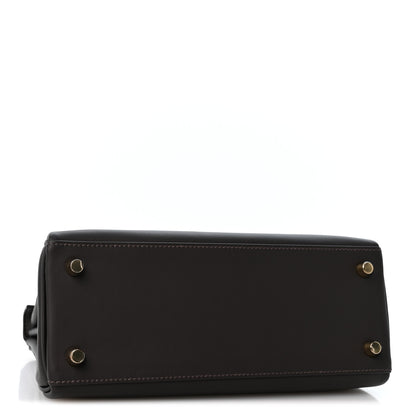 Hermes Swift Kelly Retourne 25 Bai Brun 4 of 10