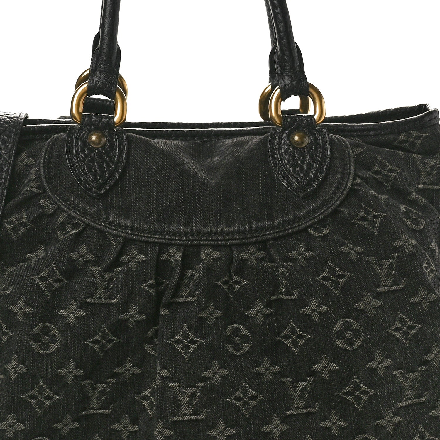 Louis Vuitton Denim Neo Cabby GM Black 7 of 9